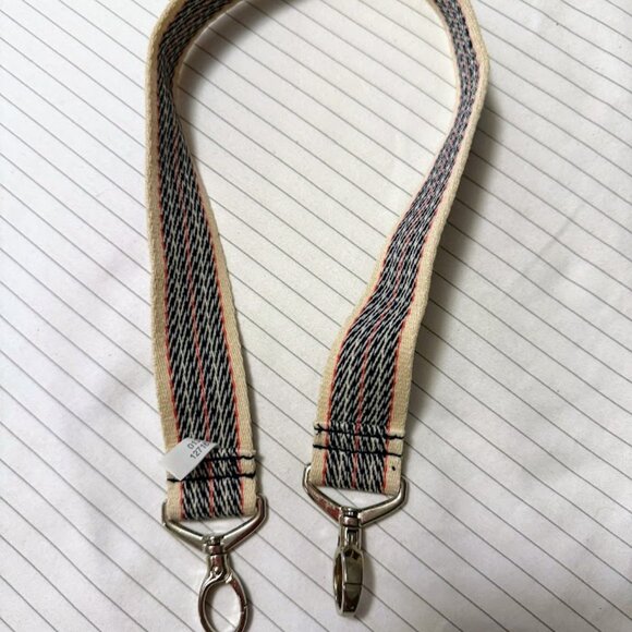 Studio Thirty One Replacement Navy Multi Web Canvas Crossbody D Ring Strap - Picture 1 of 1